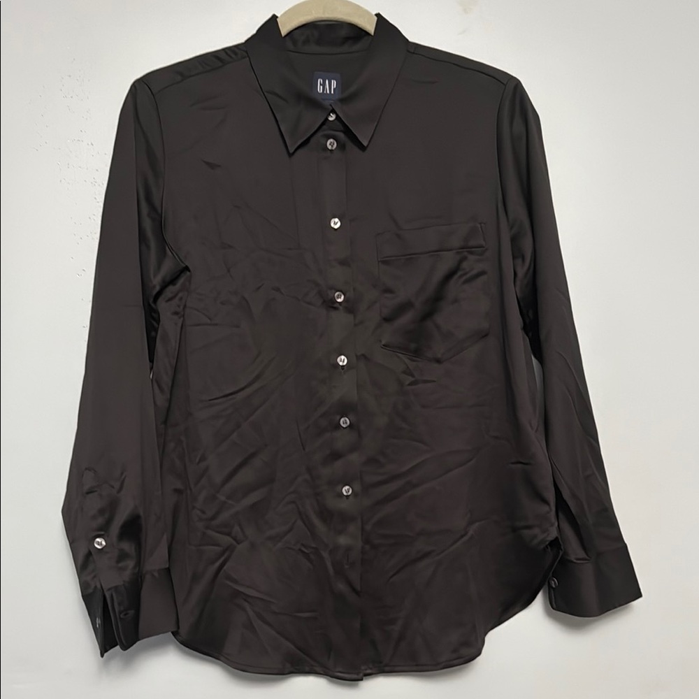 GAP Black Casual Button Down Shirt Classic Design
